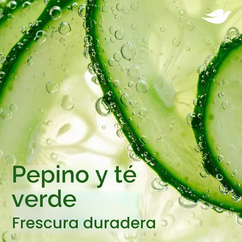 Vista 2 de Dove - Desodorante en barra de pepino y té verde, sin aluminio, 2.4 onzas