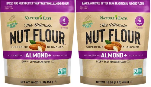 Vista 3 de Nature's Eats Ultimate Nut Flour - Harina de nueces con almendra, 16 oz