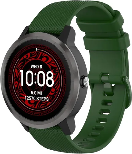 Vista 7 de Correa de reloj diseñada para Coros APEX de 1.654 in/PACE 2, correa ajustable de liberación rápida, bandas de silicona transpirable, pulseras