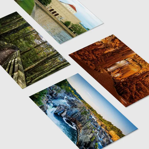 Vista 4 de Tarjetas postales vintage de paisaje de Virginia de Estados Unidos, paquete de 20 postales de todo el mundo, tarjetas de felicitación para viajes