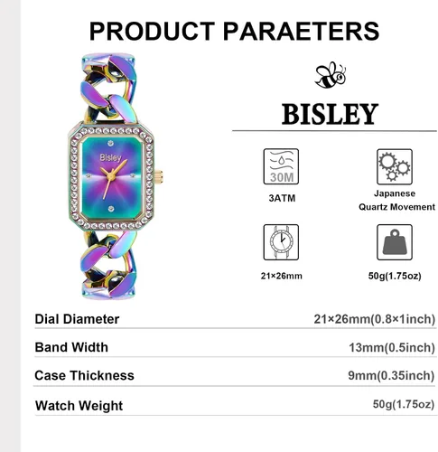 Vista 2 de Reloj de silicona para mujer, resistente al agua, relojes analógicos de cuarzo, regalo para mujer y niña