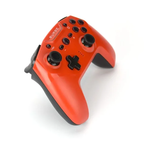 Vista 2 de Surge Switchpad Pro Wireless Controller for Nintendo Switch, 4 Macro Buttons, Rechargeable 550mAh Battery, Motion Controls - Red