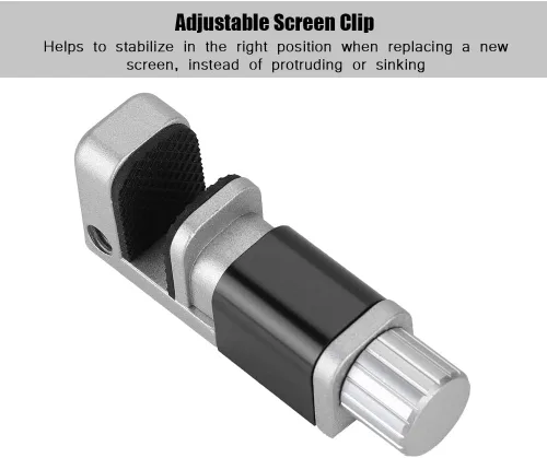 Vista 4 de V BESTLIFE Abrazadera de sujeción de pantalla, clip ajustable para pantalla LCD, abrazadera de clip de seguridad para herramienta de reparación
