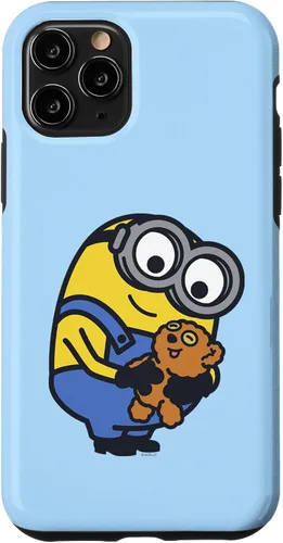 Vista 28 de iPhone 13 Despicable Me Minions Bob Holding Teddy Bear Case