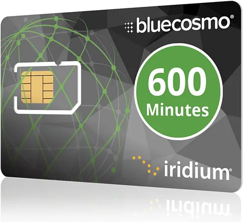 Vista 10 de BlueCosmo Tarjeta SIM global prepagada Iridium de 100 minutos – Tiempo de emisión de teléfono satelital – Vencimiento de 30 días – Sin tarifa