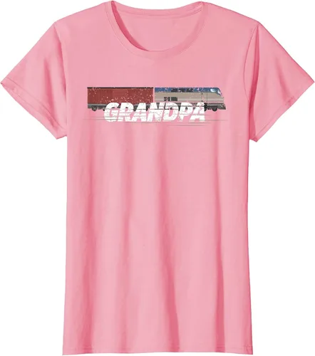 Vista 57 de RC Model Train Shirt Grandpa Train Boxcar HO Scale T-Shirt Negro