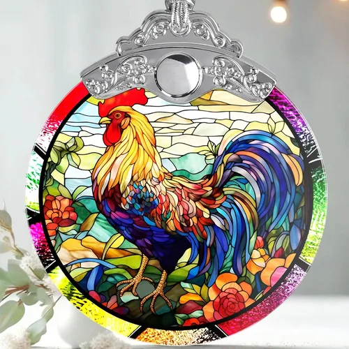 Vista 23 de Jocidea Adorno para perro, adorno colgante de American Staffordshire Terrier – vidrio, Navidad, Acción de Gracias, decoraciones de cumpleaños