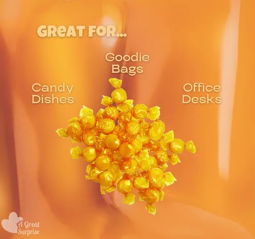 Vista 6 de A Great Surprise Caramelo duro de mantequilla prémium – 4 libras – Botones de caramelo de caramelo envueltos individualmente – Caramelo clásico