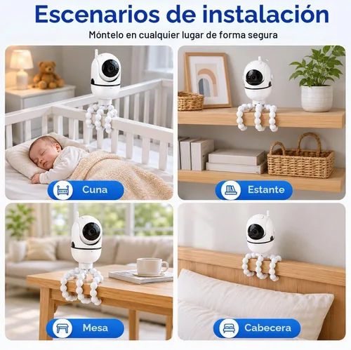 Vista 5 de Soporte de trípode AISVAN para HelloBaby HB6560, HB65, HB6550, HB6550 Pro y HB66 Compatible con HelloBaby HB6560, HB65, HB6550, HB6550 Pro, HB40