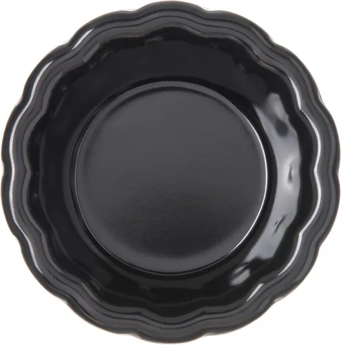 Vista 2 de CFS 4394203 Ramequin festoneado de melamina, 1 oz, negro