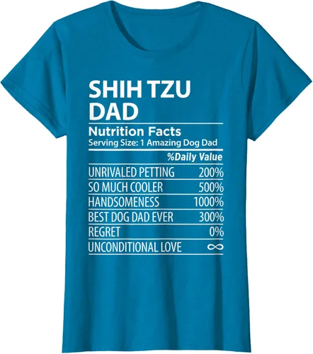Vista 87 de Shih Tzu Dad - Camiseta divertida para dueño de perro Shih Tzu, Negro