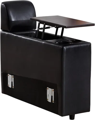 Vista 20 de RARZOE Módulo de Reposabrazos para Sofá Seccional Modular, Reposabrazos de Pana Módulo de Sofá Modular Parte Lateral para Sala de Estar Sofá