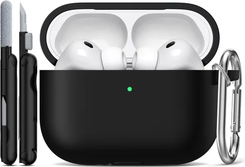 Vista 99 de R-fun for AirPods 2nd/1st Case Silicone Cover, Banana Violet Violeta plátano