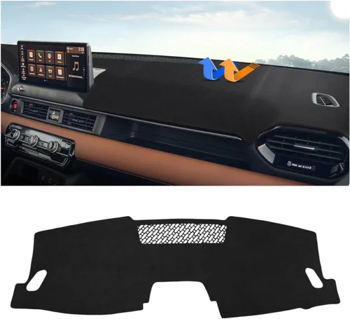 Vista 42 de Autorder - Tapete para salpicadero para 2007-2013 Chevy Chevrolet Silverado/GMC Sierra con dos guanteras, accesorios, cubierta de salpicadero
