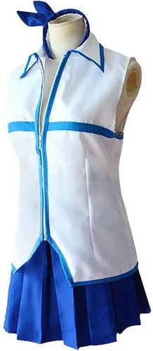 Vista 3 de Oikawa Lucy - Disfraz de cosplay de Lucy Uniformes, conjunto completo para mujer