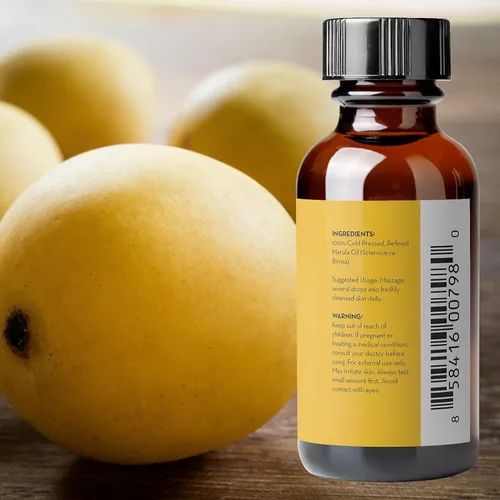 Vista 6 de Pure Body Naturals Aceite facial Marula, 1 onza líquida, aceite de belleza de lujo prensado en frío, refinado para rostro y cabello, vegano, sin