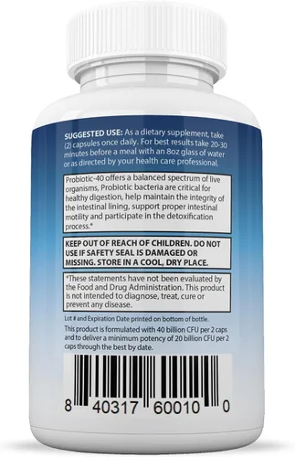 Vista 5 de Justified Laboratories (3 unidades) Fungus Defender Max Pills 40 mil millones UFC probiótico 180 cápsulas