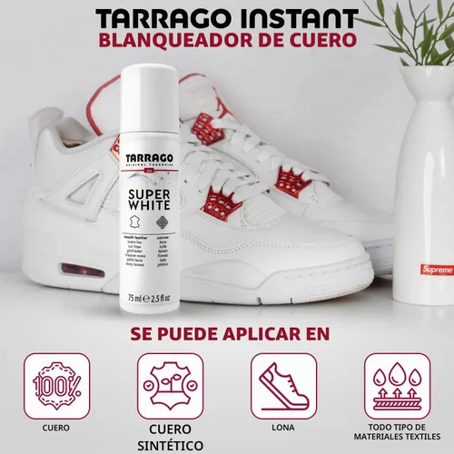 Vista 3 de Tarrago Super White - Limpiador instantáneo para zapatos con punta aplicadora para cuero, 2.5 fl oz