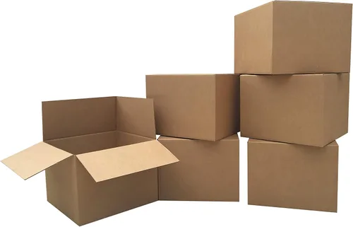 Vista 5 de Uboxes - Cajas de transporte para mudanzas de tamaño grande de 50.8 x 50.8 x 38.1 cm, café corrugado