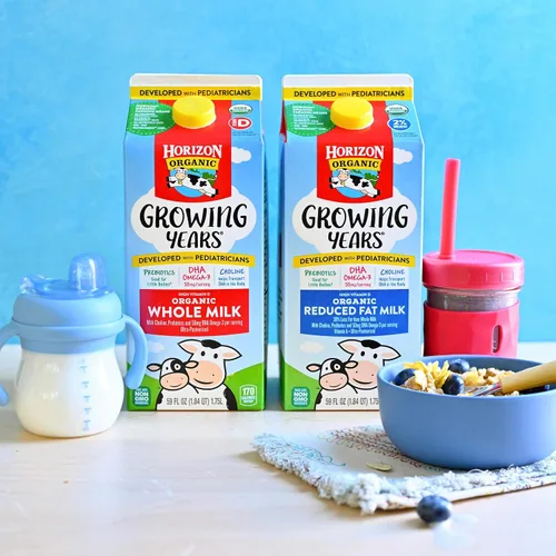 Vista 13 de Horizon Organic Growing Years - Leche entera con DHA Omega 3, medio galón, orgánico, 64 onzas líquidas