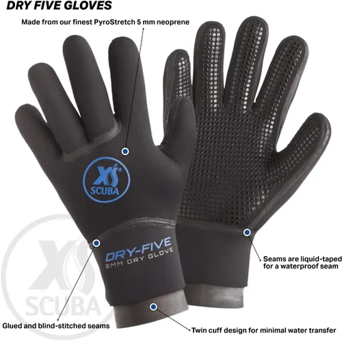 Vista 2 de XS Scuba Guantes Dry Five