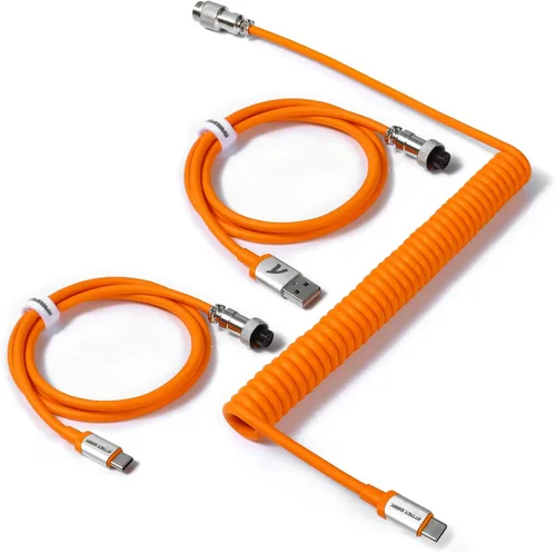 Vista 10 de ATTACK SHARK Bobinadora de cable de teclado en espiral, varilla fija de 7.87 pulgadas, compatible con GunMjo/RK61/EPOMAKER Mix 99% cable USB C Negro
