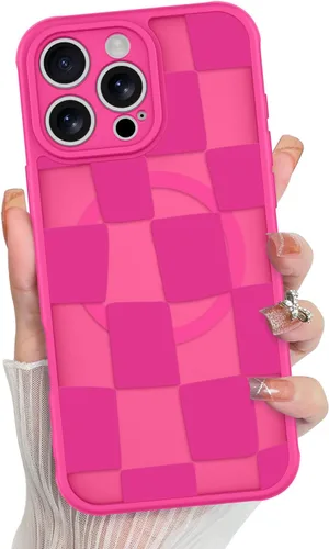 Vista 8 de KANGHAR Compatible con iPhone 17 Pro Case Spot Pattern - Negro Mancha rosada negra