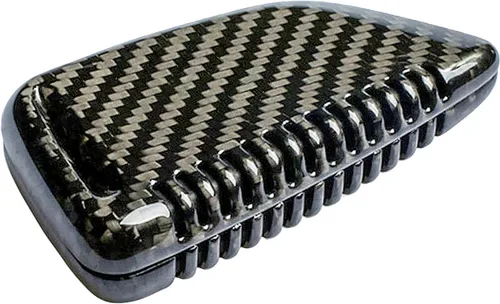 Vista 5 de Funda de llavero de fibra de carbono genuina para BMW Serie 2, 3, 5, 6, 7, GT5, M4, M5, X1, X2, X3, X5, X5M, X6, X6M, X7, llavero inteligente