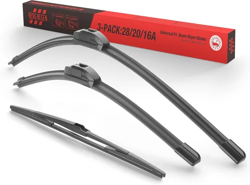 Vista 47 de BERG REGEN Escobillas limpiaparabrisas de 15"+15" con escobilla trasera de 13" - Juego de repuesto automotriz para Jeep Wrangler JK 2008 2009 2010