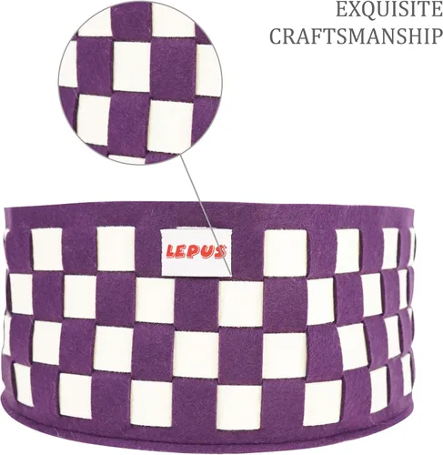 Vista 4 de SUSSEXHOME Pets - Cama redonda para gatos de 15.75 x 15.75 x 6.7 pulgadas, acogedora cama para gatos y perros pequeños, cojín interior decorativo
