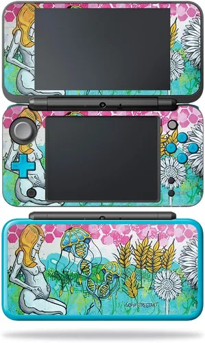 Vista 32 de MightySkins Skin compatible con Nintendo 2DS XL - Negro abstracto Funda protectora de vinilo duradera y única Fácil de aplicar, quitar y cambiar