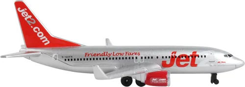 Vista 5 de Avión de Juguete Daron Jet2 Individual – Modelo de Avión de Metal Fundido con Piezas de Plástico Licenciado Oficialmente, Ruedas Giratorias, Librea