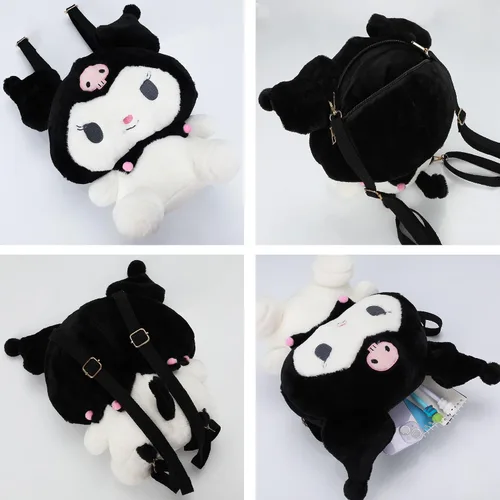 Vista 5 de Hiyancy Lindo peluche de dibujos animados para niñas y mujeres, muñeca de felpa de anime suave, perfecta para regalos de cumpleaños de niños y niñas