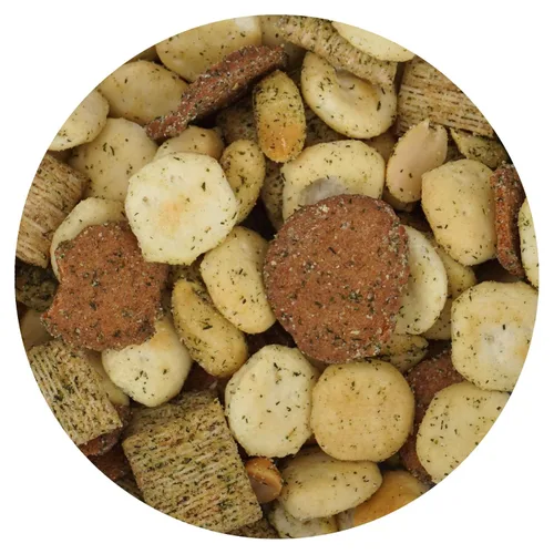 Vista 7 de Cheddar Lovers Snack Mix, bolsa a granel de 1 libra, distribución de Hampton