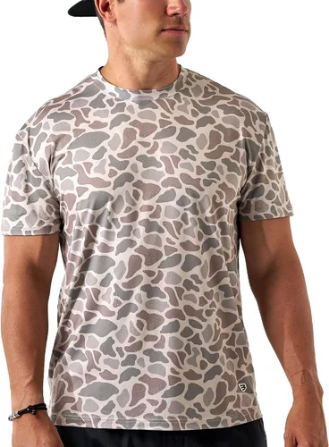 Vista 14 de BURLEBO Go to Tee - Camiseta ligera de rendimiento para hombre con protección solar UPF 50