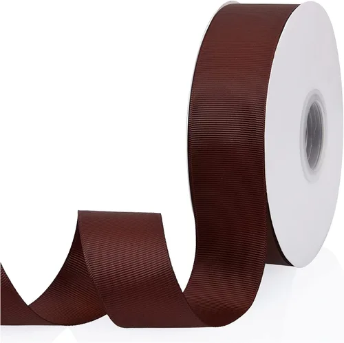 Vista 134 de Cinta de grogrén de doble cara de color liso azul bebé de 1-1/2 pulgadas x 50 yardas para envolver regalos, bodas, fiestas, manualidades, lazos