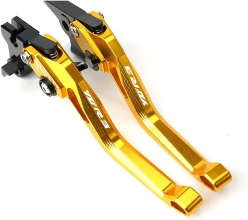 Vista 6 de QQLADY Z 3D Rhombus CNC Palanca de freno de embrague corto ajustable para motocicleta Yamaha YZFR3 YZF-R3 MT03 MT 03 2014 2015 2016 2017 2018-2022 X