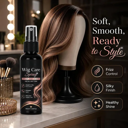 Vista 2 de Lightweight Wig Spray Multi-Purpose Wig Care Spray for Synthetic&Human Hair