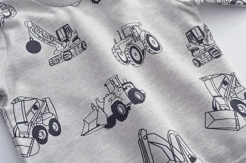 Vista 4 de DDSOL Sudaderas de manga larga para niños pequeños, diseño de dinosaurio, cuello redondo, alfabeto