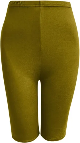 Vista 4 de Pantalones Cortos entrenamiento Mujer mallas Yoga sólidas Pantalones de chándal Corte de bota Pantalones Fitness