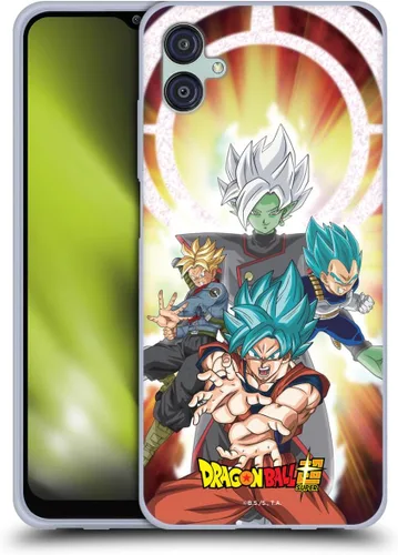 Vista 172 de Head Case Designs Funda de gel con licencia oficial de Dragon Ball Super Group Future Trunks Arc Characters [protección de grado militar] compatible