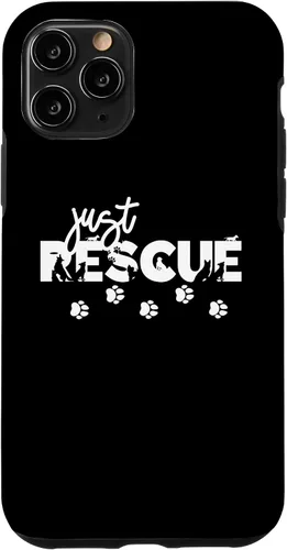 Vista 10 de Funda para iPhone 14 Just Rescue Rescue Pet Adoption Dog Shelter Forever Home