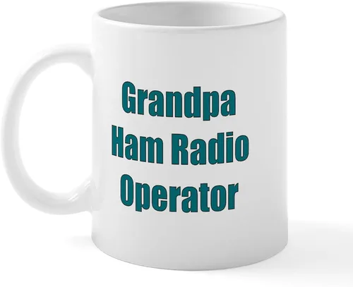 Vista 13 de CafePress Eat Sleep - Taza de café de cerámica con radio, 11 oz (11.0 fl oz)