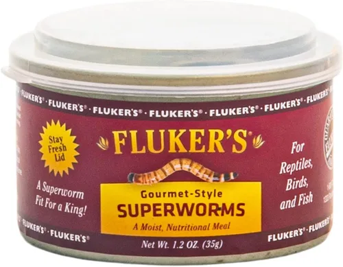 Vista 15 de Fluker's Alimento enlatado gourmet para reptiles, peces, pájaros y animales pequeños, cucarachas pequeñas Dubia, 1.2 oz