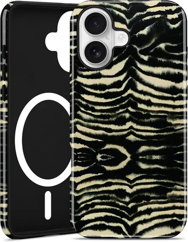 Vista 30 de Jusy Funda magnética Zebra para iPhone XR, color negro