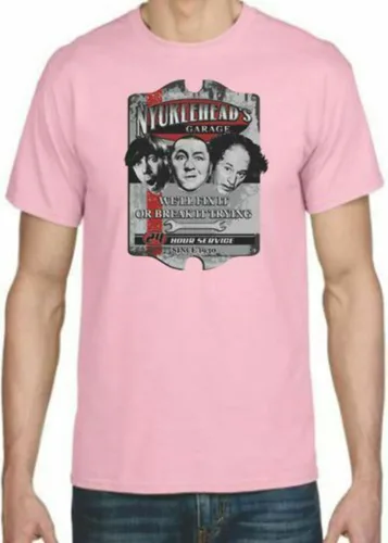 Vista 5 de KNUCKLEHEAD'S Garage - Camiseta para adulto DryBlend - Humornovedad de Three Stooges