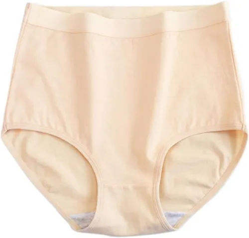 Vista 3 de Bragas de algodón de cintura alta para mujer, ropa interior de cadera con levantamiento de abdomen, paquete de 6