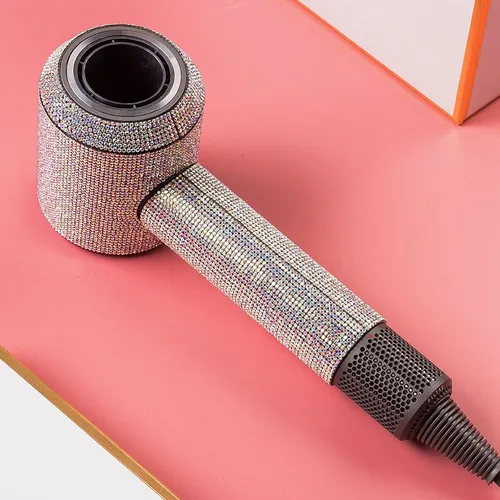Vista 4 de LGEGE Calcomanía para el secador de pelo Dyson, brillante adhesivo de diamante para el secador de pelo supersónico Dyson HD01 HD03 maravillosos
