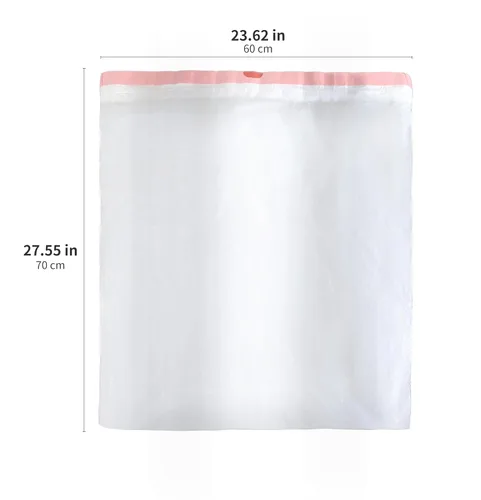 Vista 4 de Fancial Bolsas de basura altas ultra fuertes para cocina, sin perfume, blancas, 13 galones, 60