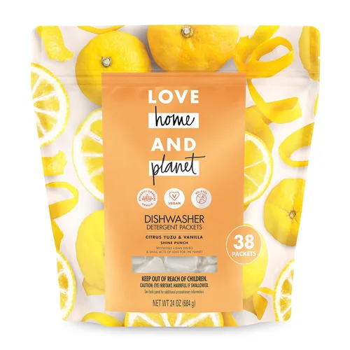 Vista 12 de Love Home and Planet - Detergente para lavavajillas, gel de lavanda y aceite de argán, 56 onzas